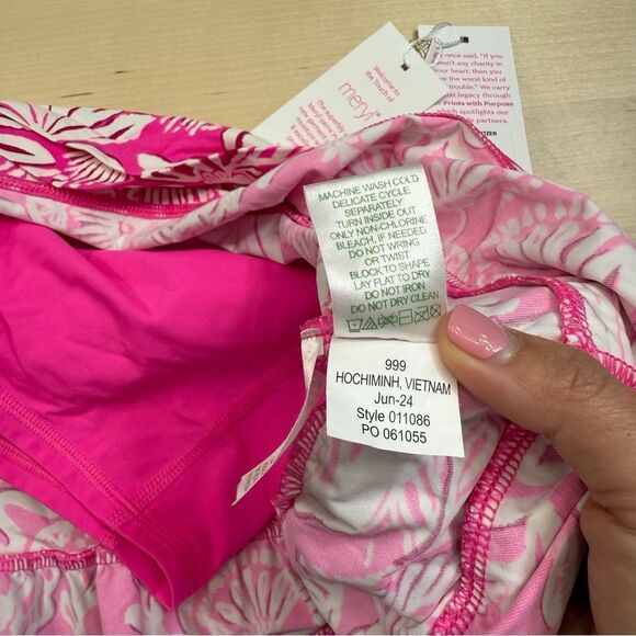 Lilly Pulitzer Aqualina Skort Luxletic PassionFruit Pink Absolutely Flamazing XS - Picture 10 of 15